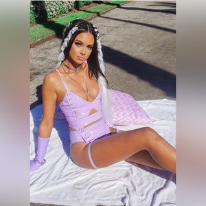 Coco Fields Lilac Bodysuit